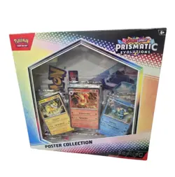 4x Pokemon Prismatic Evolutions Poster Collection Box lot of 4 TCG Sealed New - Image 1