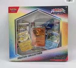 4x Pokemon Prismatic Evolutions Poster Collection Box lot of 4 TCG Sealed New - Image 3
