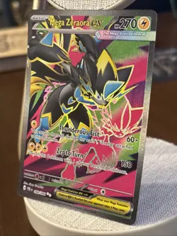 Pokemon TCG Mega Zeraora Ex Full Art, 098/084, Pitch Black New Set, NM Fast Ship - Image 3