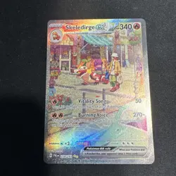 Pokemon TCG Skeledirge EX Special Illustration Rare Full Art Holo 258/193 Sv02 … - Image 1