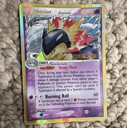 Nintendo Pokemon TCG Typhlosion Delta Species 12/101 Dragon Frontiers 2006 - Image 1