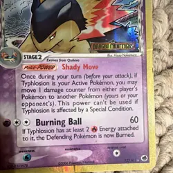 Nintendo Pokemon TCG Typhlosion Delta Species 12/101 Dragon Frontiers 2006 - Image 3