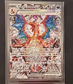 Pokemon TCG Charizard EX Obsidian Flames Holo Special Full Art 223/197 - Image 1