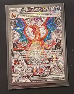 Pokemon TCG Charizard EX Obsidian Flames Holo Special Full Art 223/197 - Image 2
