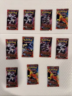 11x Pokemon TCG Destined Rivals Booster Packs Lot - New Sealed Loose - Image 1
