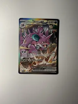 Pokemon Team Rocket's Nidoking ex 233/182 Special Illustration Rare – LP - Image 3