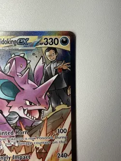 Pokemon Team Rocket's Nidoking ex 233/182 Special Illustration Rare – LP - Image 5