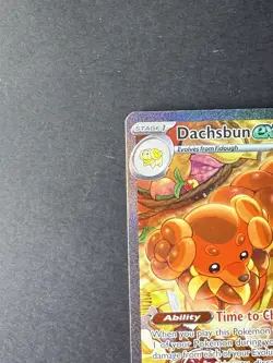 Pokemon TCG Dachsbun EX 169/142 SV07 Stellar Crown Special Illustration Rare - Image 4