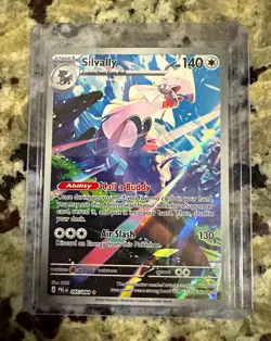 New Silvally IR Illustration Rare Holo Pitch Black - Image 1
