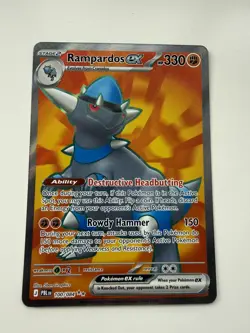 Pokemon TCG Rampardos ex 100/084 Pitch Black English Ultra Rare Near Mint - Image 1