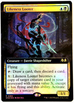MTG Likeness Looter *EXTENDED ART FOIL* Wilds of Eldraine 0364 NM - Image 1