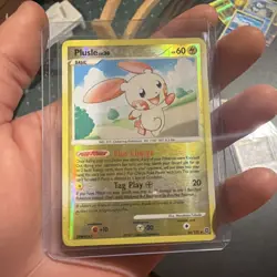 Pokemon TCG Plusle Secret Wonders Reverse Holo Rare 60 HP 36/132 - Image 1