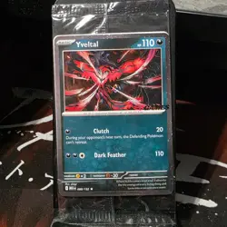 Pokemon EB Games Exclusive Promo Yvetal #88 Holo SEALED - Image 1