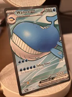 Pokemon TCG Wailord Ex Full Art, 097/084, Pitch Black New Set, NM Fast Shipping - Image 2