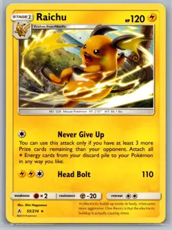 Pokemon Unbroken Bonds - Raichu 55/214 NM - Image 1