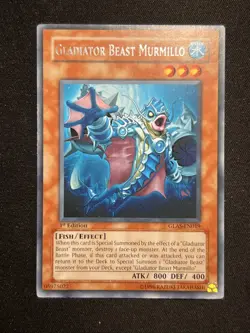Gladiator Beast Murmillo - GLAS-EN019 - Rare 1st Ed NM Yugioh - Image 1