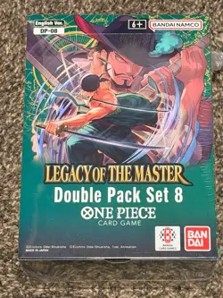 One Piece DP-08 Legacy of the Master Double Pack Set 8 Sealed English OP12 - Image 1