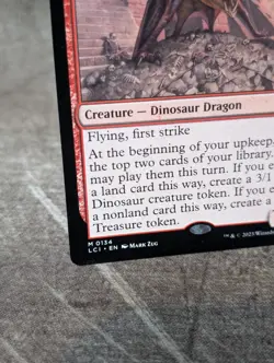 MTG, Bonehoard Dracosaur (#0134), Lost Caverns of Ixalan, Non Foil, NM, Mythic - Image 2