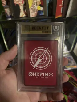 Bandai One Piece CCG Monkey D. Luffy OP05-060 Alt Art Foil BGS 9.5 - Image 2