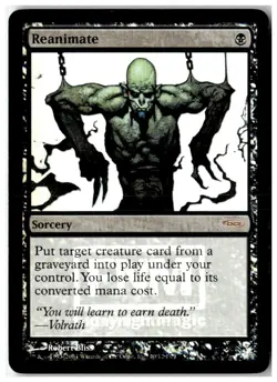 MTG Foil Reanimate - FNM Promos Moderately Played English - Image 1