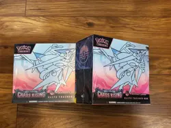 Pokemon Center Chaos Rising Elite Trainer Box ETB Sealed Lot of 2 Rare - Image 1