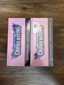 Pokemon Center Chaos Rising Elite Trainer Box ETB Sealed Lot of 2 Rare - Image 3