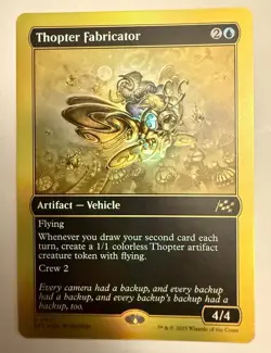 1x Thopter Fabricator, First Place Foil, Aetherdrift, MTG NM - Image 1