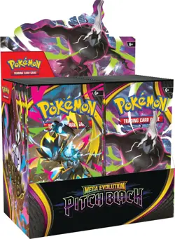 Pokemon Mega Evolution: Pitch Black Booster Box English Factory Sealed - Image 1