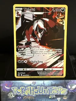Pokemon Card Thievul GG17/GG70 Crown Zenith Galarian Gallery NM - Image 1