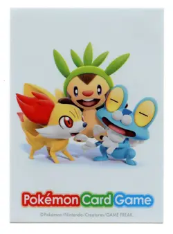 2013 Fennekin Froakie Chespin Individual Pokemon Center Japan Card Sleeve - Image 1