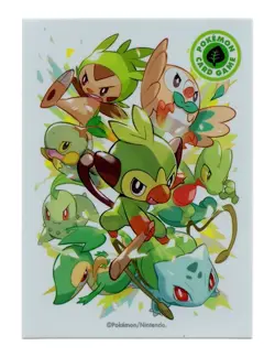 TYPE FIGHTERS Grass Type Individual Card Sleeve Pokemon Center Japan NEW - Image 1