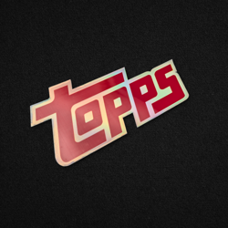 Topps Holographic Trading Card Game Binder Sticker - Image 1