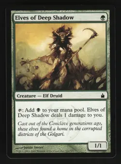 2005 Magic the Gathering Ravinca City of Guilds Elves of Deep Shadow - Image 1