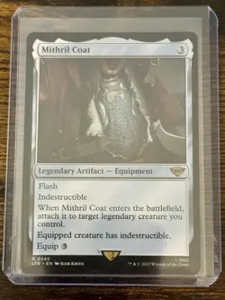 Mithril Coat MTG Lord Of The Rings - Near Mint Condition - Image 1