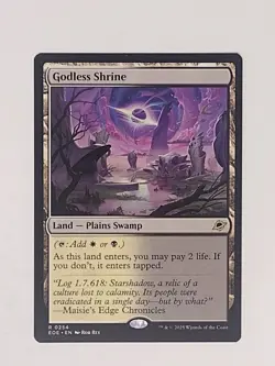 Godless Shrine - Edge of Eternities (EOE) - Magic: The Gathering - MTG - NM - Image 1