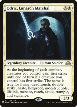MTG [LIST-031/297 NM] Odric, Lunarch Marshal (SOI) - Image 1