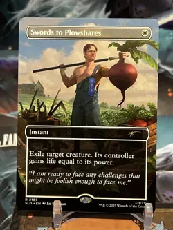 MTG | Swords To Plowshares (2167) [Secret Lair The Office] NF - Image 1