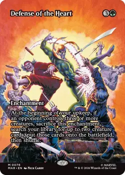 MTG [MAR-76 NM] Defense of the Heart (Borderless) - Image 1