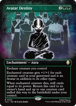MTG [TLA-333 Foil NM] Avatar Destiny (Borderless) - Image 1