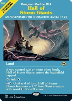 MTG [AFR-354 NM] Hall of Storm Giants (Dungeon Module) - Image 1