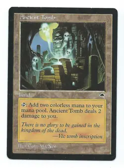 Magic MTG 1x Tempest Ancient Tomb English vintage www_MoxBeta_com - Image 1