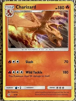 Charizard 5/18 Detective Pikachu Holo Pokemon LP - Image 1