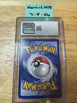 CGC 10 Aerodactyl 1999 Pokemon Fossil 1st Edition Prerelease 1/62 Cosmos Holo - Image 2