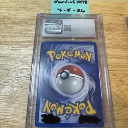CGC 10 Aerodactyl 1999 Pokemon Fossil 1st Edition Prerelease 1/62 Cosmos Holo - Image 4