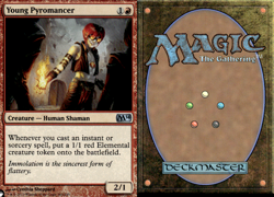 Magic the Gathering -MTG- Young Pyromancer - Image 1