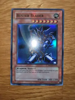 Yu-Gi-Oh! Buster Blader Super Rare english RP02-EN013 Old Print - Image 1