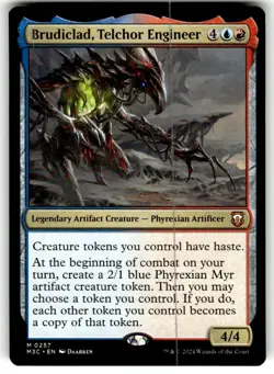 Brudiclad, Telchor Engineer 0257 Mythic Non Foil Modern Horizons 3 MTG NM - Image 1