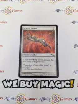 MTG | Krark's Thumb | Mirrodin | Regular | Moderately Played | English - Image 1
