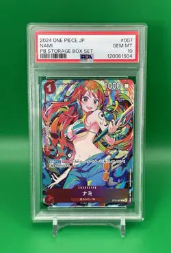 PSA 10 Nami ST01-007 C THE BEST Storage Box Set ONE PIECE Card Japanese 2024 - Image 1