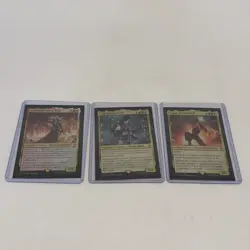 Mtg Final Fantasy 7 Cloud, Tifa & Sephoroth Surge Foil Three (3) Card Lot! - Image 1